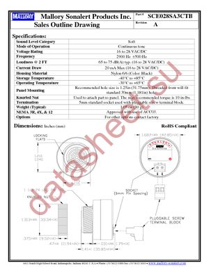 SCE028SA3CTB datasheet  